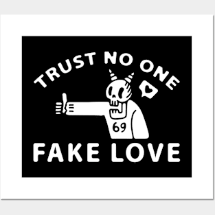 fake love Posters and Art